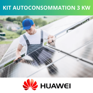 Kit Solaire Autoconso 3 KW - Onduleur Hybride Huawei
